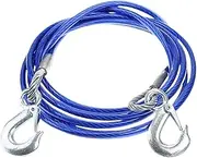 Heavy-Duty Tow Strap Steel Wire Towing Strap Car Supplies Anti-Slip High Tensile Strength For Truck Boats Motorcycles