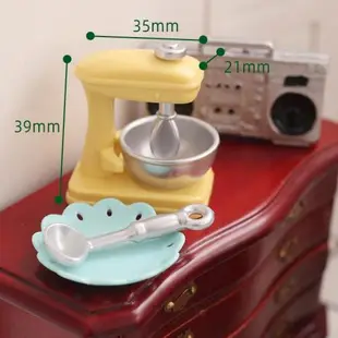里左拉 微縮食玩攪拌機器咖啡機叫面粉迷你模型1:12分ob11娃娃屋