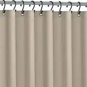 Premium Shower Curtain Liner, 72"W X 72''H - PVC-Free, 6G PEVA Shower Curtain with 12 Rust Proof Grommets And Magnet-weighted Bottom Hem - Moisture Stain Proof Shower Curtain Liner - Taupe