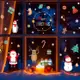 聖誕節裝飾品場景布置聖誕樹商場店面玻璃櫥窗靜電貼紙門貼小飾品 全館免運