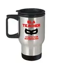 Ela Teacher Travel Mug - What's Your Superpower - 14oz Insulated Tumbler