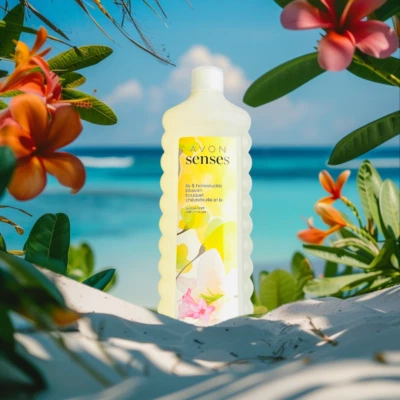 AVON Senses Lily & Honeysuckle Blossom 24.0 Fluid Ounces Bubble Bath
