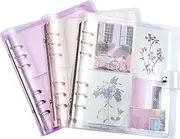 Epakh 3 Pcs A5 Kpop Photocard Binder 600 Pockets - 6 Ring Album for 2.5 x 3.5 Inch Mini Photo Cards