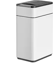 Intelligent Induction Trash Can Garbage Can with Butterfly Lid Automatic Packaging in Bathroom Gaps Living Room and Kitchen