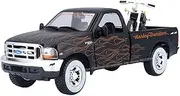 Die-cast 1:24 Classics for Ford 1948 F-1 1999 F-350 Pickup Alloy Car Model Miniature Vehicle Model Exquisite Presents Collection Miniature Vehicle(1999 F-350)