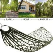 Nylon Rope Mesh Net Hammock Hanging Travel Sleep Bed Swing Camping Outdoor Gear
