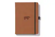 Dingbats Wildlife: A5 Brown Bear Notebook - Dotted
