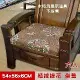 【【凱蕾絲帝】台灣製造-高支撐記憶聚合絨布緹花坐墊/沙發墊/實木椅墊54*56cm-魔鏡玫瑰咖(六入)
