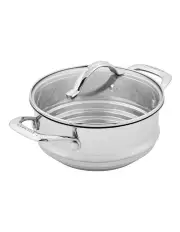 [Scanpan] STS Multi Steamer Insert With Lid 16/18/20cm in Silver