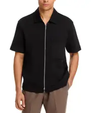 Michael Kors Double Knit Full Zip Shirt