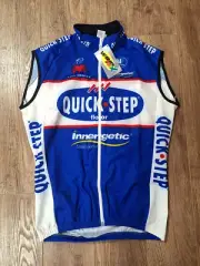 NEW with TAG! Vermac Quick Step Pro Cycling Team Wind Vest WINDTEX SIZE L