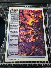 Spawn Print Ad 1997 Fact Sheet 7x10 From Wizard Great To Frame