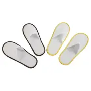 10 Pairs of Lightweight and Easy to Carry Disposable Slippers for Travel