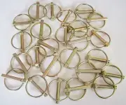100 GOLIATH INDUSTRIAL 5/16" LYNCH LINCH PIN 3 POINT HITCH CLIPS TRACTOR LP516
