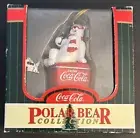 Coca-Cola Polar Bear Collection Sitting Coke Soda Drinking Machine Ornament 1999