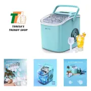 Portable Ice Maker Countertop, 9 Cubes Ready in 6 Mins, 26 lbs in 24 Hours, S...