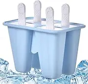 MLqkpwy Ice Pop Mold - Easy Release Ice Pop Maker - Multiple Cavity Reusable Making Tool Cakesicles Mould for Teens Kids Yogurt Sticks Lollipop Healthy Snacks