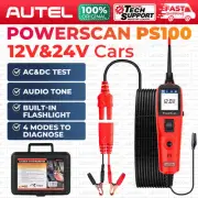 Autel PowerScan PS100 Electrical System Diagnosis Power Circuit Tester 12V/24V