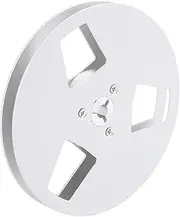 5inch 3 Holes 1/4 Opening Empty Reel, Empty Tape Reel, Aluminum Alloy Open Reel Sound Tape Empty Reel, Empty Reel for NAGRA, for Studer, Reel to Reel Recorder (Silver)