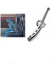 Bidet Grifo Rociador Cabezal de ducha Inodoro de mano ABS Baño portátil Chrome