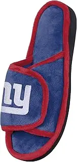 FOCO NFL Mens Memory Foam Adjustable Strap Slide Slippers