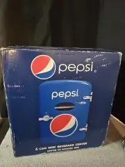 `Pepsi Portable 6 Can Mini Fridge Cooler - Home, Office, Car