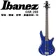 【非凡樂器】全新未拆封日本大廠 Ibanez GSR200 GSR-200 電貝斯/主動式Bass【藍色】