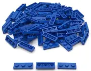 Lego 100 New Blue Plates 1 x 3 Studs Pieces