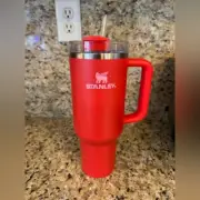 Stanley Red Tumbler with Handle VALENTINES DAY NEW