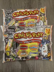 2 Pks Tootsie Roll Child's Play Candy Mix , Individually Wrapped 5.9 Lb Each