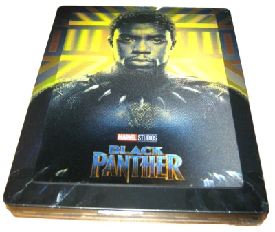 Black Panther - Lenticular Cover - New 4K Ultra HD Blu-Ray Steelbook Edition