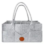 Maliton Diaper Caddy Organizer - Diaper Caddy for Baby Nursery Storage, Felt Dia