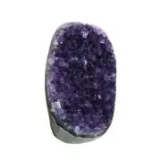 Big Natural Amethyst Cluster Cut Base Specimen Quartz Crystal Geode Mineral Rock