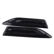 2x Carbon Fiber Side Wing Air Flow Intake Vent Fender Scoop Bonnet Decor Cover (for: Suzuki)