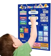 Calendar of – First Daily Magnetic Calendar, Preschool Educational Game | Wall or Refrigerator Set, Fun Weather Station, Interactive Learning Tool for Classes and My
