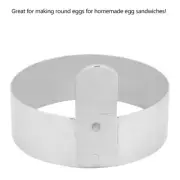 (L)Stainless Steel Round Pancake Fried Egg Mold Pancakes Maker GU