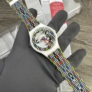 NEW✅LIMITED EDITION✅ Swatch Originals AFRICAMINO Skeleton Watch 41mm SUOW120 $95