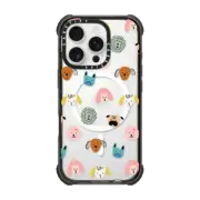 iPhone 16 Pro Ultra Impact Case MagSafe Compatible Dog Faces