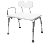 Bathtub Transfer Bench - Shower Bench and Bath Bench with Height Adjustable Legs