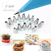 8PCS Icing Piping Nozzles Tips Cake Sugarcraft Pastry Decor Baking Tools