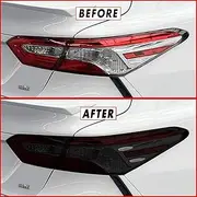 SlickMod PreCut Vinyl Smoke Tint for 2018-2022 Toyota Camry Tail Light & Reflector (1. Full Taillight, 20% Dark Smoke)