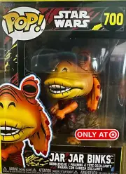 funko pop star wars #700 Jar Jar Binks, Target Exclusive w/Protector