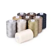 Sewing Thread 12 Colors Set 40S/2 for Sewing MachineQuiltingHand Sewing 10 Gr...