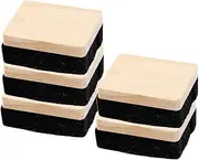 DOITOOL 5Pcs Portable Chalkboard Erasers Multi Functional Felt White Board Wipers for Classroom Home Office Non Damaging Cleaning Performance Exquisite Craftsmanship