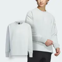 在飛比找Yahoo奇摩購物中心優惠-adidas 長袖 ZNE Sweatshirts 男款 灰