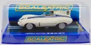 Scalextric #8 Jaguar D-Type Briggs-Cunningham Sebring 1956 1:32 Scale Slot Car