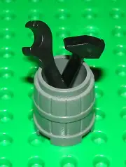 LEGO - Minifig Accessory - Barrel & Tools - Dark Gray