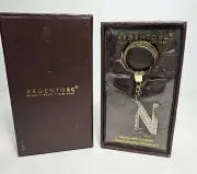 Key Chain By Argento SC Made With Crystals Distributed By Swarovski. New In Box