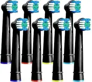 Sensogle Replacement Brush Heads Compatible With Oral B Pro Toothbrush, fit Vitality Plus, Pro 700 100 300 2000, Precision Floss Sensitive Toothbrush Heads for Deep Clean