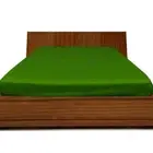 Home Decor 1 PC 14'' ht. Mattress Bed Bug Green Emperor Satin Mattress Cover
